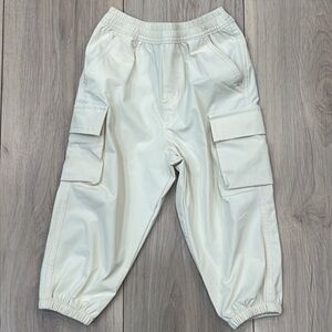 Amazon Essentials x Sofia Grainge Nylon Parachute Pants - Beige
